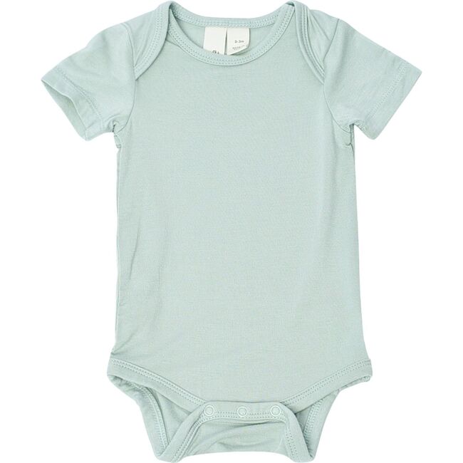 2-Pack Short Sleeve Bodysuit, Sage and Oat - Kyte Baby Basics | Maisonette