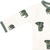 Printed Zippered Romper, Elephant - Rompers - 3