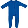 Zippered Footie, Sapphire - Onesies - 1 - thumbnail