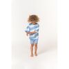 Kids Oversized Raglan T-Shirt, Blue - Tees - 2