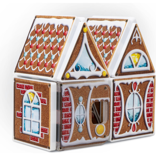 Gingerbread Candy Cabin - Magnetic Tiles - 3