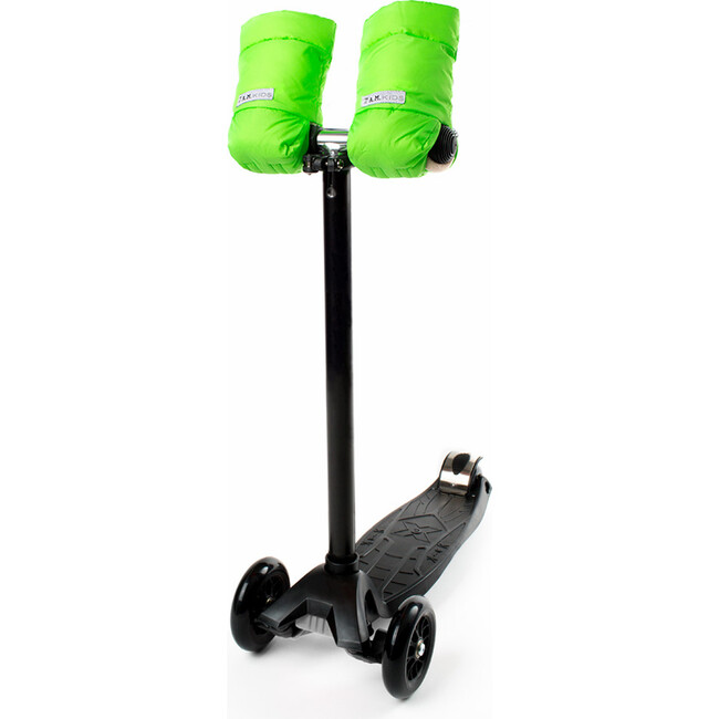 Kids Warmmuffs, Neon Green