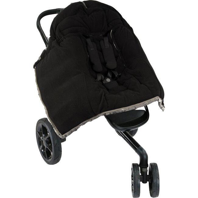 Blanket 212 Evolution, Grey Velvet - Stroller Accessories - 3