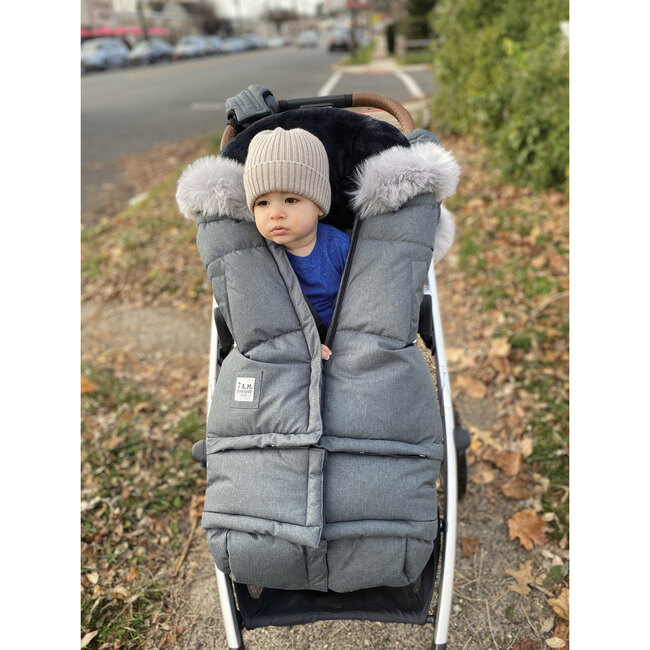 Blanket 212 Evolution, Heather Grey Tundra - Stroller Accessories - 4