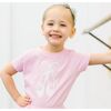 Ballet Shoes Short Sleeve Bodysuit, Light Pink - Shirts - 2
