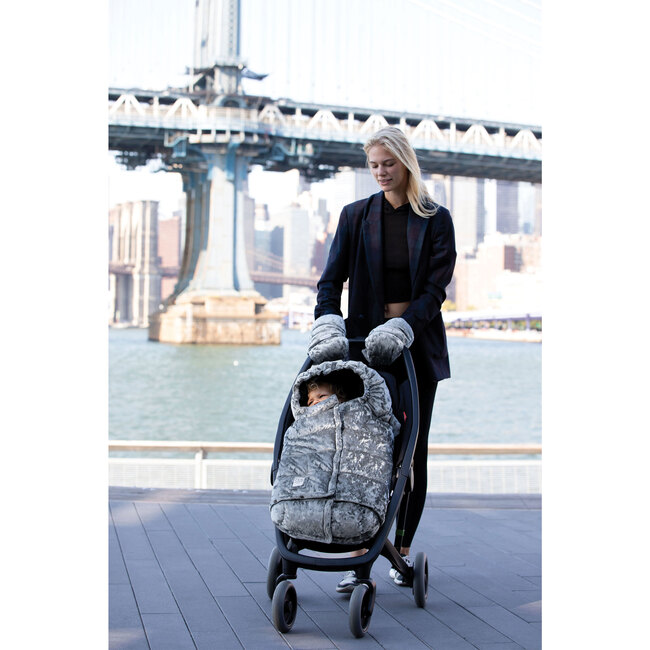 Blanket 212 Evolution, Grey Velvet - Stroller Accessories - 6