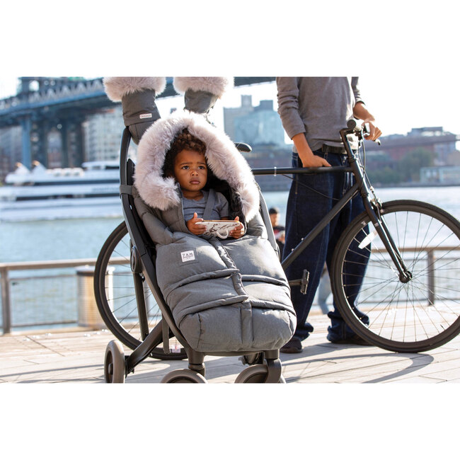 Blanket 212 Evolution, Heather Grey Tundra - Stroller Accessories - 6