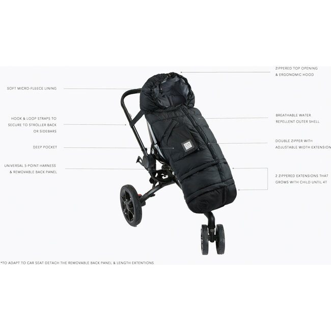 Blanket 212 Evolution, Grey Velvet - Stroller Accessories - 9