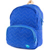 Quilted Mini Backpack, Royal - Bags - 1 - thumbnail