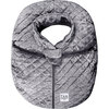 Car Seat Cocoon, Quilted Grey Velvet - Car Seat Accessories - 1 - thumbnail