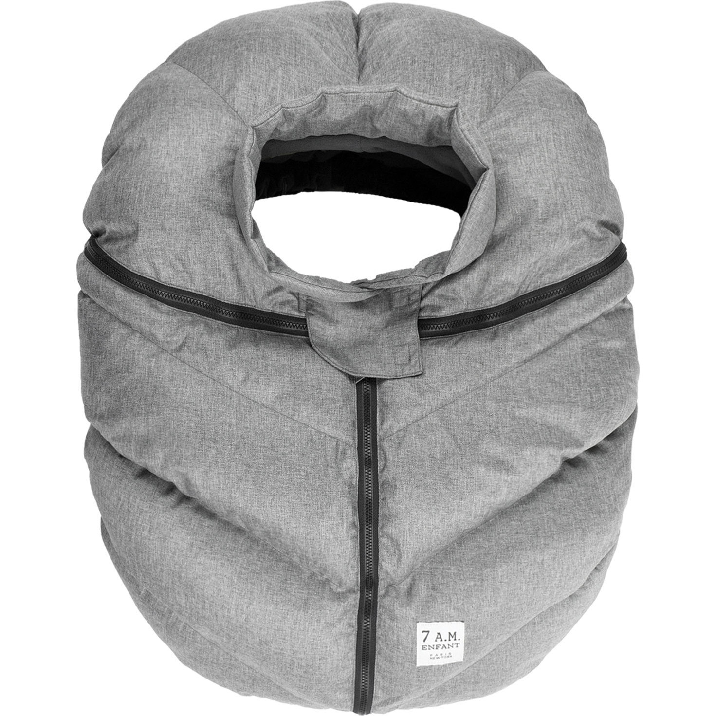 Car Seat Cocoon, Heather Grey - Car Seat Accessories - 1