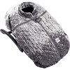 Car Seat Cocoon, Quilted Grey Velvet - Car Seat Accessories - 2