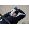 Car Seat Cocoon, Black Velour - Car Seat Accessories - 3