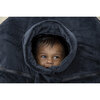 Car Seat Cocoon, Black Velour - Car Seat Accessories - 4