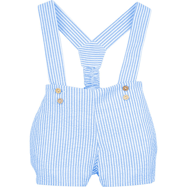 Sail Overalls, White & Blue