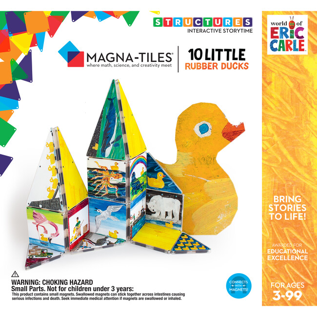 10 Little Rubber Ducks Magna-Tiles Structures - Magnetic Tiles - 4