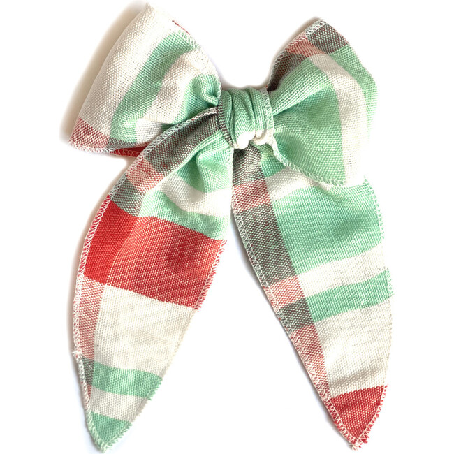 Marinero Bow, Salmon Menta - Hair Accessories - 1