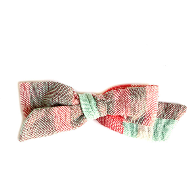 Colegiala Bow, Salmon Menta - Hair Accessories - 1