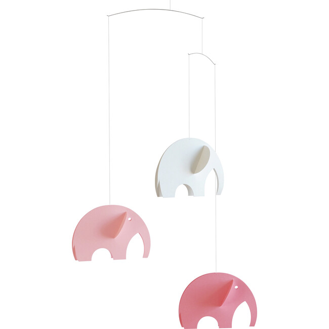 Elephants Mobile, Pink