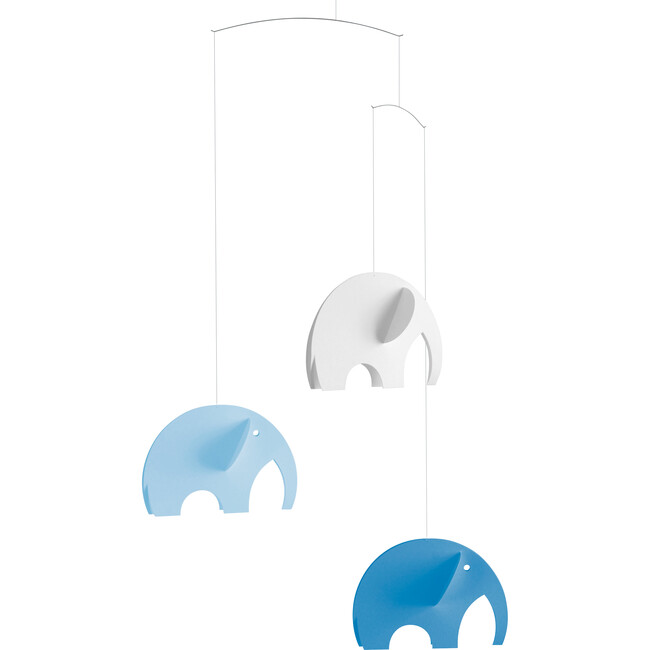 Elephants Mobile, Blue