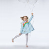 Rainbow Dreamer Coat, Blue - Wool Coats - 2