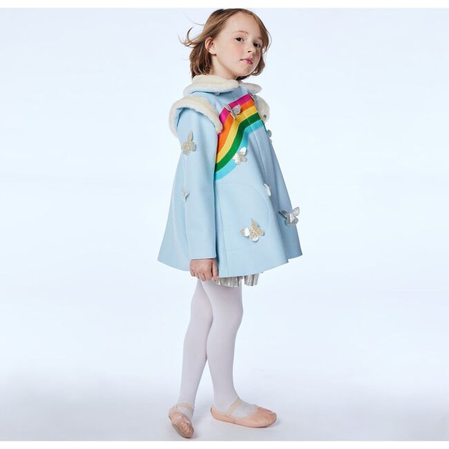 Rainbow Dreamer Coat, Blue - Little Goodall Outerwear | Maisonette