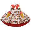 Very Hungry Caterpillar Two Scoops Dress, Party Food Print - Dresses - 1 - thumbnail