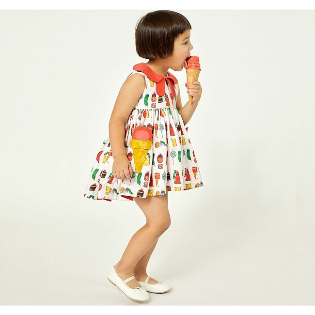 Very Hungry Caterpillar Two Scoops Dress, Party Food Print