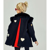 Queen of Hearts Coat, Black - Wool Coats - 5