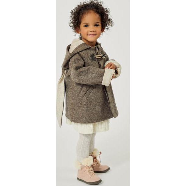 Flopsy Rabbit Coat, Toast - Jackets - 3