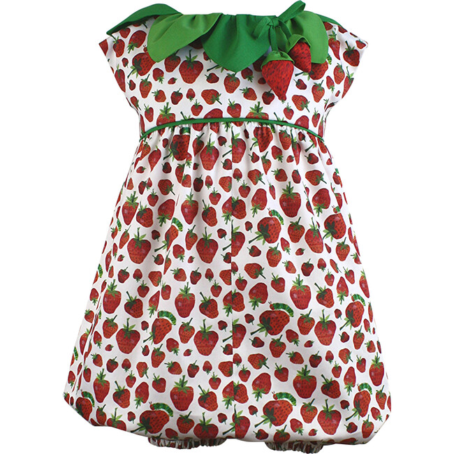 The Very Hungry Caterpillar™ Strawberry Leaf Romper, Red