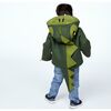 Cheeky Green Dinosaur Coat, Green - Wool Coats - 2