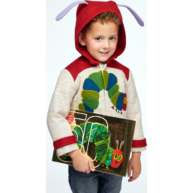 The Very Hungry Caterpillar™ Coat, Heather Oatmeal - Wool Coats - 3