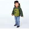 Cheeky Green Dinosaur Coat, Green - Wool Coats - 3