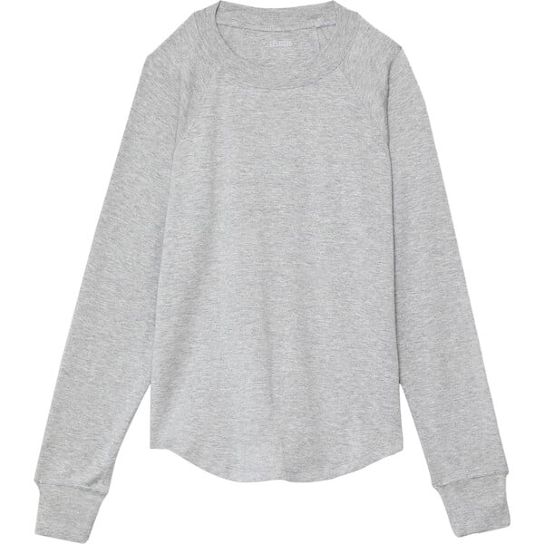Women's Warm Up Fleece Sweatshirt, Heather Grey SPLITS59