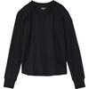 Women's Warm Up Fleece Sweatshirt, Black - Sweatshirts - 1 - thumbnail