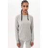 Women's Warm Up Fleece Sweatshirt, Heather Grey - Sweatshirts - 2