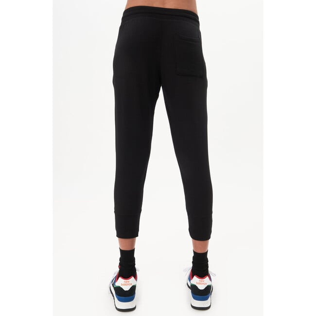 Women's Reena Fleece Sweatpant, Black - Sweatpants - 3