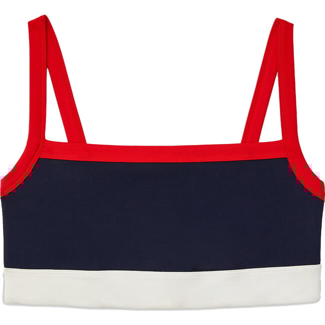 Women's Monah Techflec Bra, Indigo/ Blood Orange