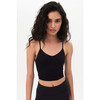 Women's Loren Seamless Cami, Black - Shirts - 2