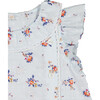 Suzette Blouse, Blue Flowers - Blouses - 3
