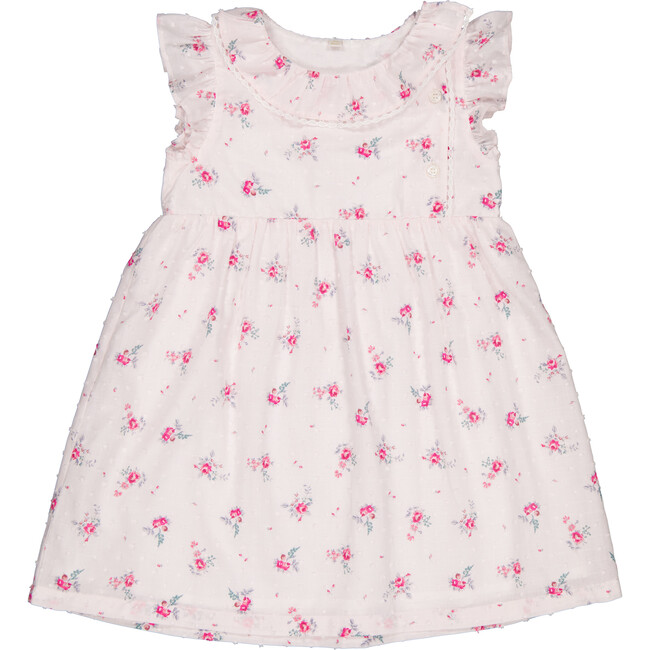 Aubepine Dress, Pink Flowers