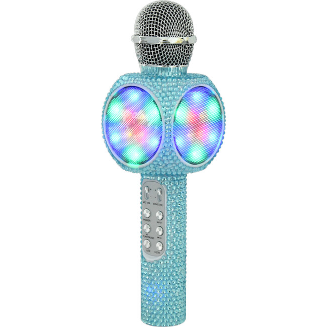Sing-along Blue Bling Bluetooth Karaoke Microphone