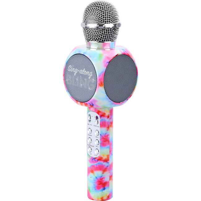 Sing-along Bluetooth Karaoke Microphone, Tie Dye - Musical - 3