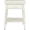 Smiling Hill Bedside Table, Marshmallow White - Nightstands - 1 - thumbnail