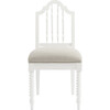 Smiling Hill Spool Desk Chair, Marshmallow White - Desk Chairs - 1 - thumbnail