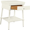 Smiling Hill Bedside Table, Marshmallow White - Nightstands - 3