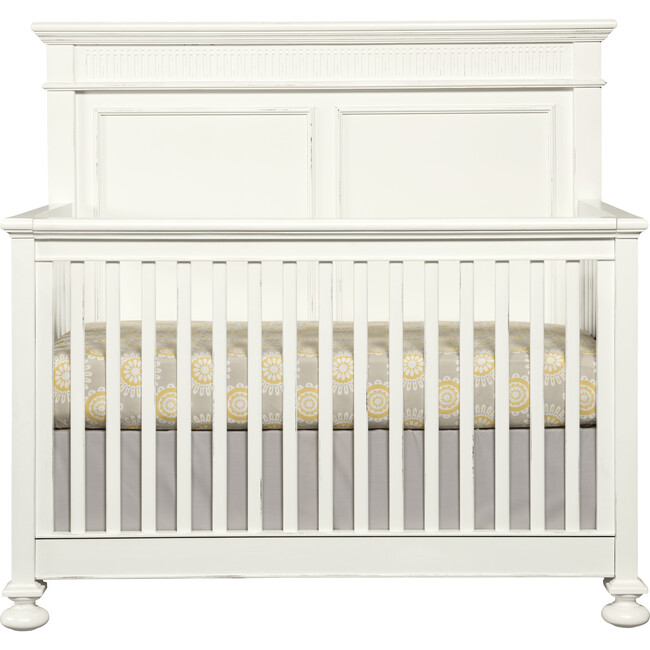 Smiling Hill Built to Grow Crib, Marshmallow White - Cribs - 1