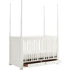Smiling Hill Stationary Poster Crib, Marshmallow White - Cribs - 3