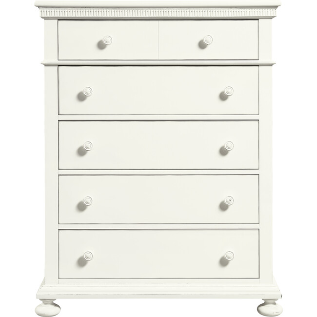 Smiling Hill Chest, Marshmallow White - Dressers - 1